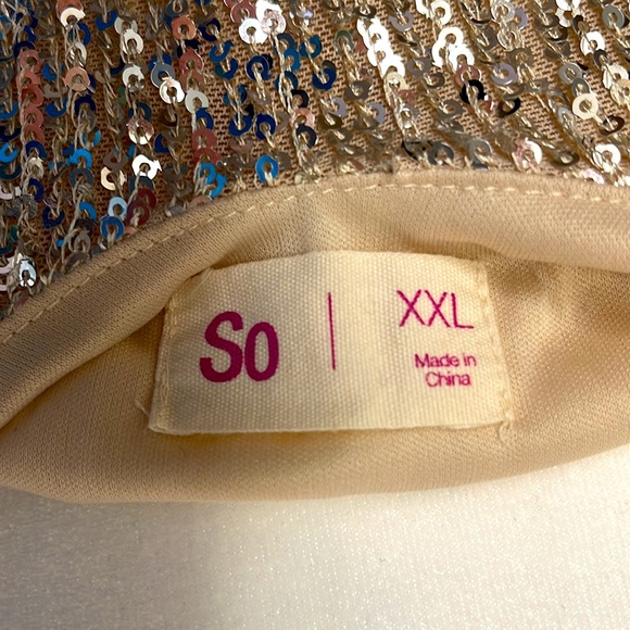 SO Sequin Tank Dress (Champagne Color) - Picture 5 of 5